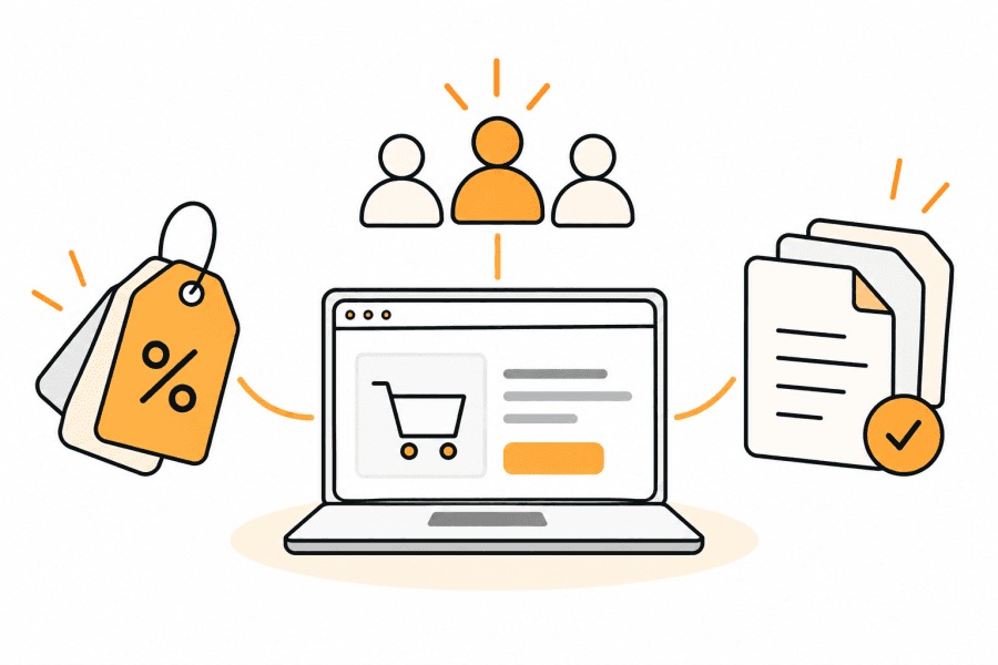 Как спроектировать персональные цены, роли и документы в B2B